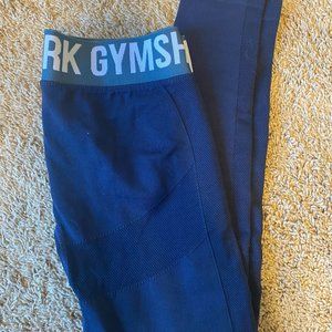 Gymshark leggings dark blue SM